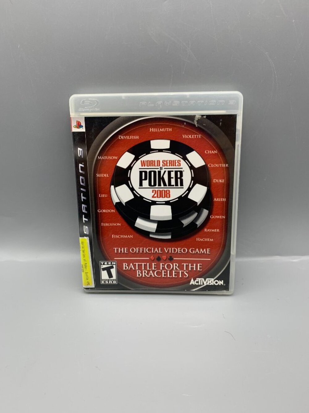 PS3 Playstation 3 World Series of Poker 2008 "Battle for the Bracelets" Game